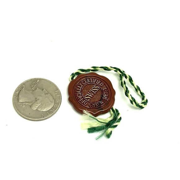 Authentic Rolex Red Hang Tag Multiple Crown Hologram Chronometer Geneve Bienne - Picture 5 of 6